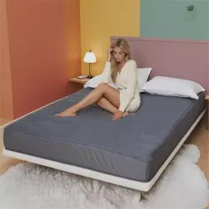 랄리선 전기 매트리스 패드 트윈 사이즈 39인치 x75 프리미엄 브러시 원단 4가지 열 설정 및 10시간 자동