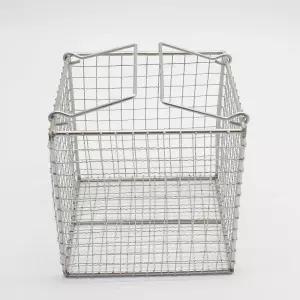 폴딩 와이어 바구니 바스켓 철제 캠핑용 배스킷 캠핑 세탁물