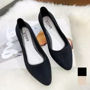 뾰족코 셔링디테일 여름 필수템 여성 방수효과 구두 WFFH887