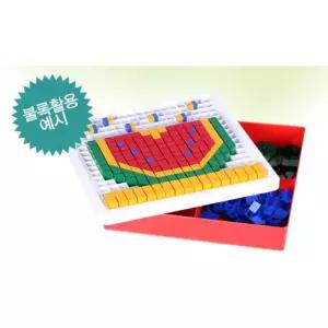 그림판 모자이크 블록놀이 5살 장난감 교구 7세 큐브블록 유아블럭