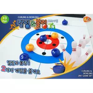 가족 보드 게임 실내 컬링 볼링 아동 장난감 남자아이선물 실내놀이