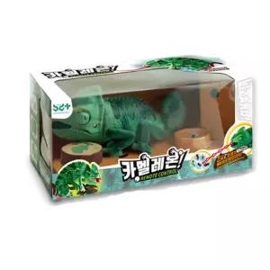 움직이는 카멜레온 피규어 무선조종 장난감 어린이가좋아하는 4세 5세