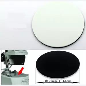 현미경 표본 재물 플라스틱 받침 접시(흑백) 과학재료 학습현미경