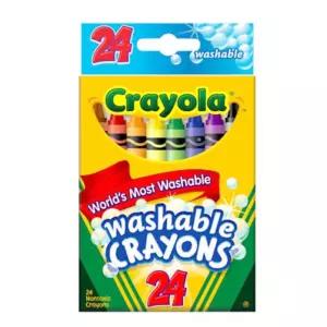 잘안묻는 수성 유아 미니 크레파스 색연필 미술용품 아기크레용