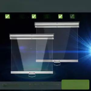 업소용 프리미엄 냉장고 진열장 가림막 롤 에어커튼 60cm 구멍 있음 반자동