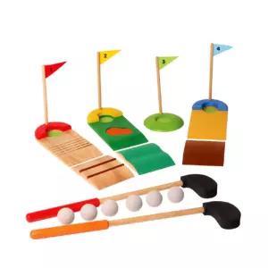 거실설치 유아 골프 연습 세트 원목 장난감 골프놀이 골프선물 2세