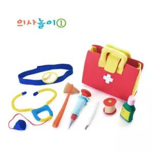 펠트 병원놀이 의사놀이 유아 안전 장난감 4살 의사놀이세트 5살 여아
