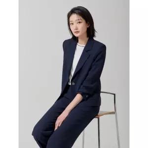 [지센]여성 SET 원버튼 홑겹 셋업 자켓 LFFJP391 NA_P418235187