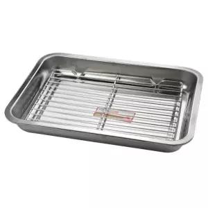 스마트 그릴 거치대 얕은 연기안나는 오븐 고기굽는 냄새안나는 트레이 16 26cm 32