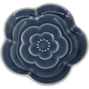 받침 접시 침향 블루 거치대 접시향로 삼중 연꽃 도자기 싱글 라인 꽃이