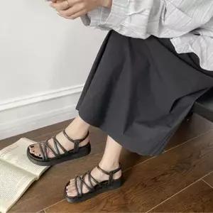 발편한 여성 스트랩 3컬러 썸머 스트라피 로마샌들 WFFG3F8