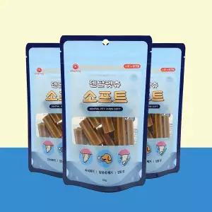 [퍼피랑키티랑]덴탈펫츄 소프트 소형견,노령견 전용 덴탈껌 90g x 3개