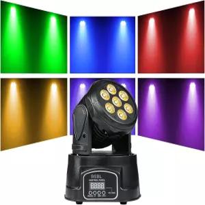 70W 무빙 헤드 DJ 라이트 RGBW 4 in 1 LED 워시 효과 9/14CH DMX512 - 파티 디스코 이벤트 웨딩 라이브 쇼