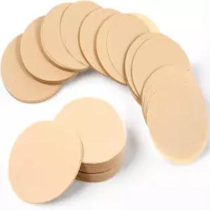 표백되지 않은 모카 포트 필터지 300개 2.5인치 원형 커피 에스프레소 머신용 64mm 일회용 필터 스 드립