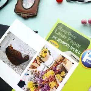 [문구/오피스] 저광택 포토용지 A3 20매 스티커출력용지 스티커라벨지