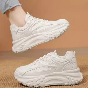 여성 어글리슈즈 스타일 통굽 키높이 운동화 스니커즈 WFF61B1