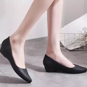 여성 비오는날 젤리슈즈 낮은굽 스틸레토 통굽 플랫 WFF61A9