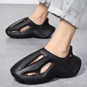 남녀공용 3컬러 어글리 슈즈 스타일 가벼운 커플 샌들 WFE5F8B