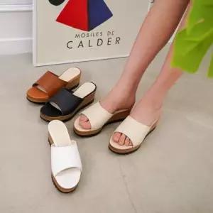 여성 통굽 슬리퍼 웨지힐 94875 WFDDFEF