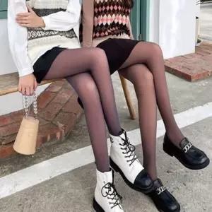 고탄력 스타킹 여성 학생 직장인 기모 망사 타이즈 WFDF88C