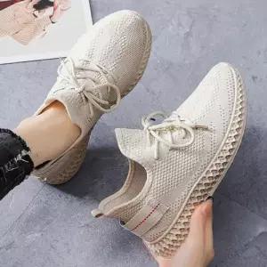 여성운동화 2컬러 5.5cm 키높이 삭스 운동화 슬립온 WFDA34B