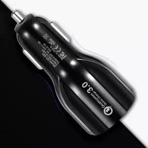 2포트 충전기 QC3.0 USB차량용고속충전기 시가잭충전 ZPf1+3iJX