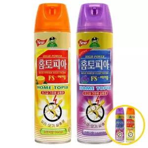 위월천 홈토피아 오렌지향 에어졸 1개 파리퇴치 모기기피제 모기스프레이 초파리살충제
