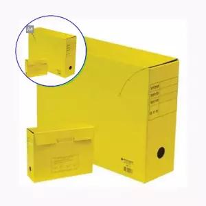 쌍문상회 종이화일제작 문서보존용상자 A4 노랑 웨이