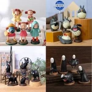 지브리 캐릭터 토토로 지지 가오나시 포즈가 가득 컬렉션 피규어