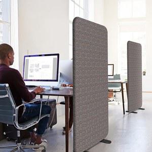 디코랩 스탠딩 룸 칸막이, 공간 프라이버시 파티션, 스튜디오 아파트용 휴대용 벽 패널, 가정, 교실, 사무실, 스크래치 방지, 29인치 x 65인치, 녹턴