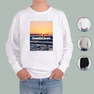 맨투맨 전색상 여름휴가 해변 서핑 g 프린트셔츠 ikh9+7vPU