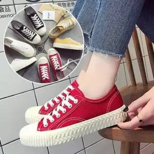 학생운동화 여자 스니커즈 단화 캐주얼 캔버스화 WFD9FDF