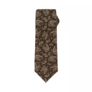 페이즐리 브라운 넥타이 WFB6233