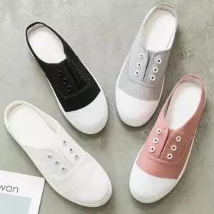 여성슬립온단화 편한 여성캔버스화 캔버스화 캔버스 WFB4660