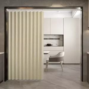 슬라이딩 도어 커튼 파티션 주방 자바라 칸막이 거실 중문 가리개 햇빛차단 간이