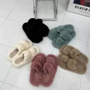 5컬러 러블리 겨울 여성 퍼 슬리퍼 WFA9CD4