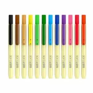 [문구] 유성 매직 12색 세트 S 유성마카펜 코팅매직