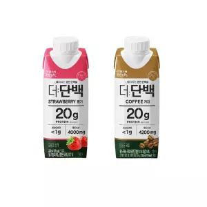 빙그레 더단백 드링크 250ml 딸기4+커피4/유통기한26.06월제품/무배/상세참조