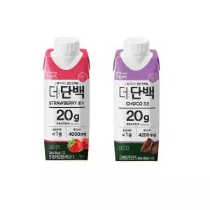 빙그레 더단백 드링크 250ml 딸기4+초코4/유통기한26.06월제품/무배/상세참조