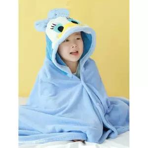 후드가 달린 아동용 목욕 타월 망토 아기 목욕 및 수영용 속싸개 여아용 망토