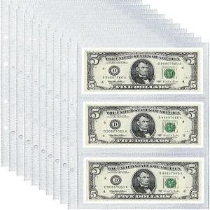 에튼선 10매 60포켓 지폐 컬렉션 페이지 통화 소매 홀더 여행용 우표 종이 기념품 보관용 앨범