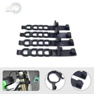 CQHZJ 4피스 오토바이 헤드라이트 마스크 고무 고정 브래킷 스트립 KTM XCW EXCF HUSQVARNA FC TC TX FX