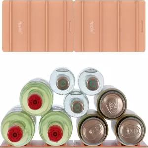 쿡스 이노베이션스 냉장고 모듈식 2팩 음료 정리함 소다 캔 및 보관함 맥주-와인-물병 홀더 내구성 있는