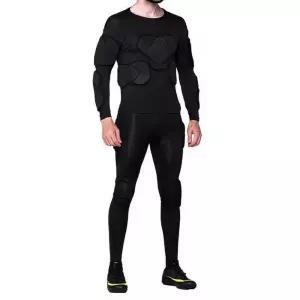 골키퍼 보호대 훈련 상의 보호장비 방지 충돌 축구 반팔+반바지 풋살 S