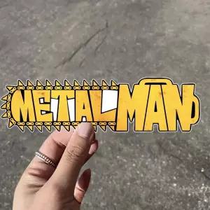 체인소맨 자동차 스티커 메탈맨 오토바이 스쿠터 범용 차량 차체 장식 데칼