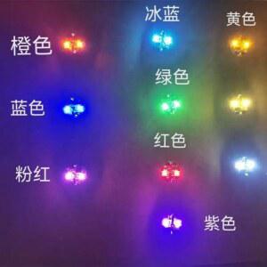 조명 부품 전시장 턴테이블 돌아가는 미니 진열 내부