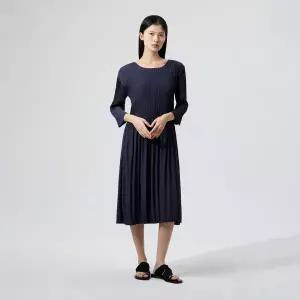 [롯데백화점]플리츠미 웨이브 7부 소매 원피스_EPOPS326006