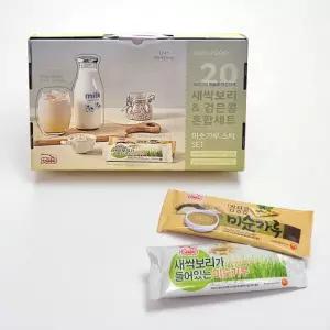 센스 새 싹보리 검은콩 미숫 가루 명절 선물 세트 간식 영양 식사