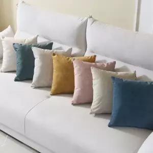 아쿠아클린 조야패브릭 소파쿠션 포인트 사각쿠션 인테리어쿠션