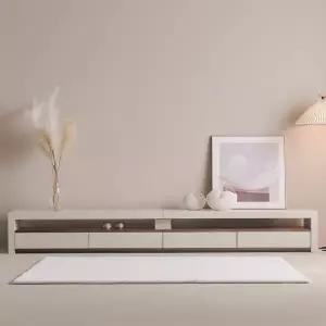 펠라토 프리미엄 포세린세라믹 TV거실장 75인치 95인치 TV다이